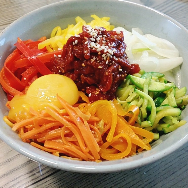 광주요 한상차림- 육회 비빔밥