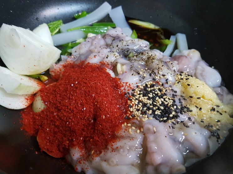 코코표 낙지볶음 한끼식사로 좋으다요~:) 코코표 낙지볶음 한끼식사로 좋으다요~:)