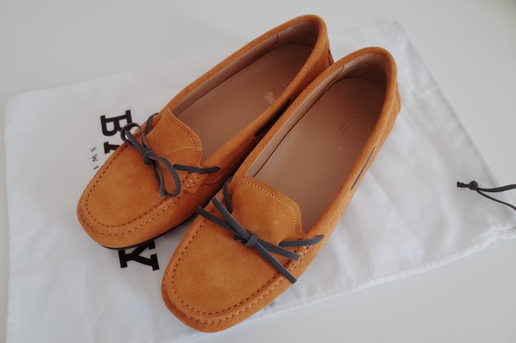  발리(BALLY) 스웨이드 로퍼 드라이빙슈즈