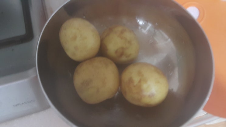 비오는날 전요리 : 백종원 감자전