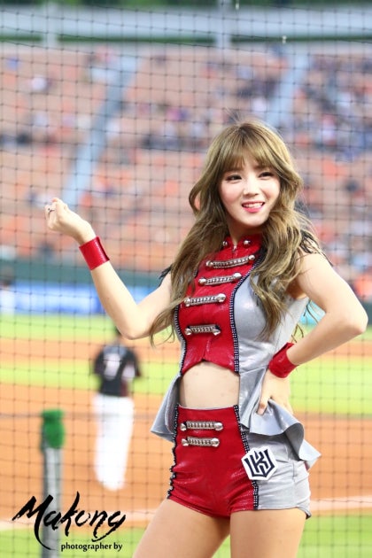 프로야구치어리더 _ 케이티위즈 치어리더_ '정유민 치어리더' : 네이버 블로그