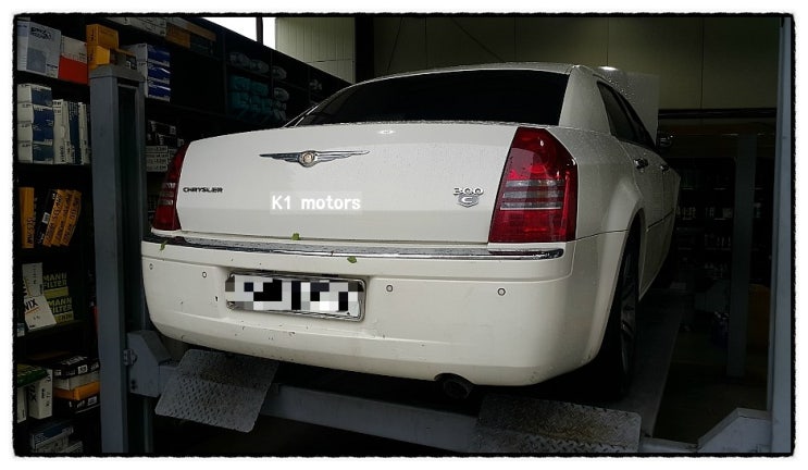  크라이슬러300C 꺽~ 끅~ 브레이크소음 해결 K1모터스