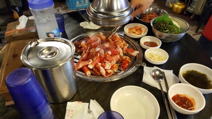  새마을식당/연탄숯불구이,7분김치찌개