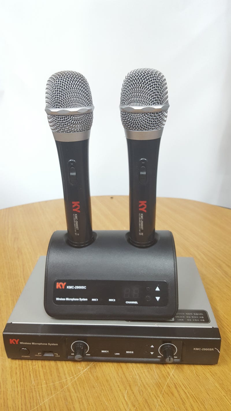 금영반주기 에 부르기 좋은 중고 노래방 무선마이크 kmc-2900S [ 부스 코인 동전노래방 마이크 기기 기계 ] : 네이버 블로그
