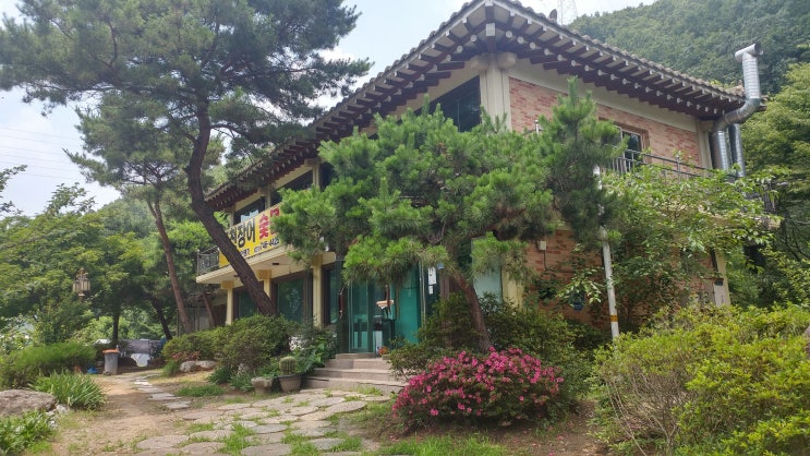  남한산성계곡맛집...오전명가에서 낮술 (닭볶음탕,오리로스,감자전,모듬회) 그리고 철없는 물놀이^^