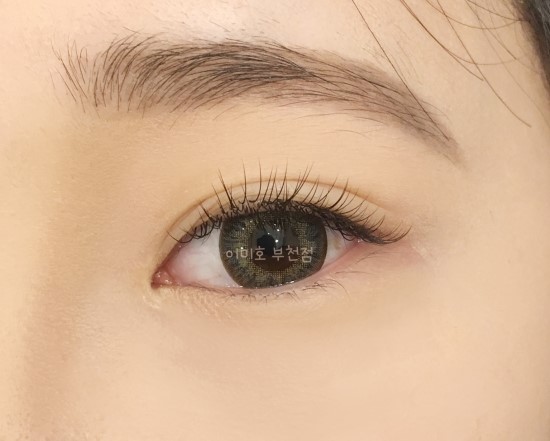  부천 속눈썹 연장 이미호아이래쉬-다크브라운 속눈썹 