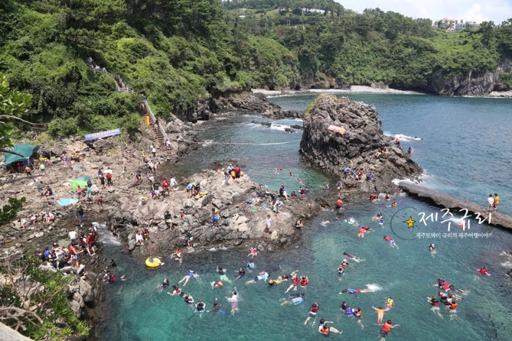  제주도 황우지해안 선녀탕 벌써 스노쿨링 시작