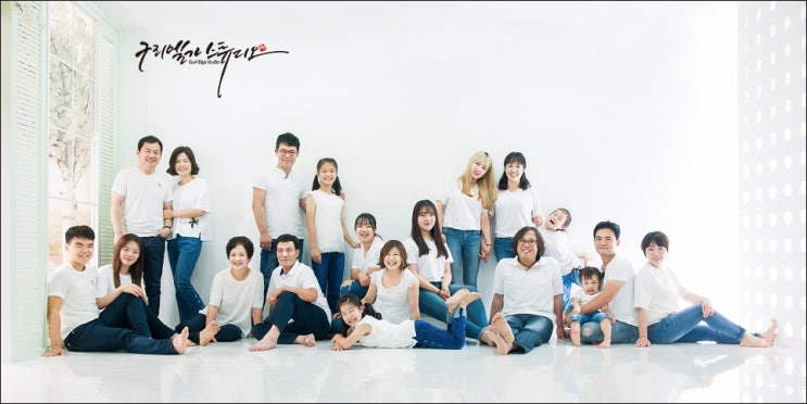  중랑구 가족사진 촬영 스튜디오 3대가 함께했어요.