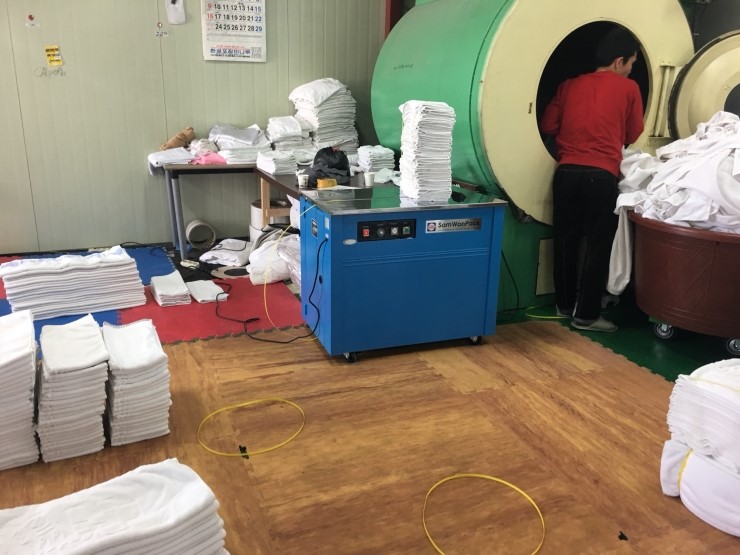  밴딩기를 동남실업에 납품하였습니다.[삼원포장기자재]