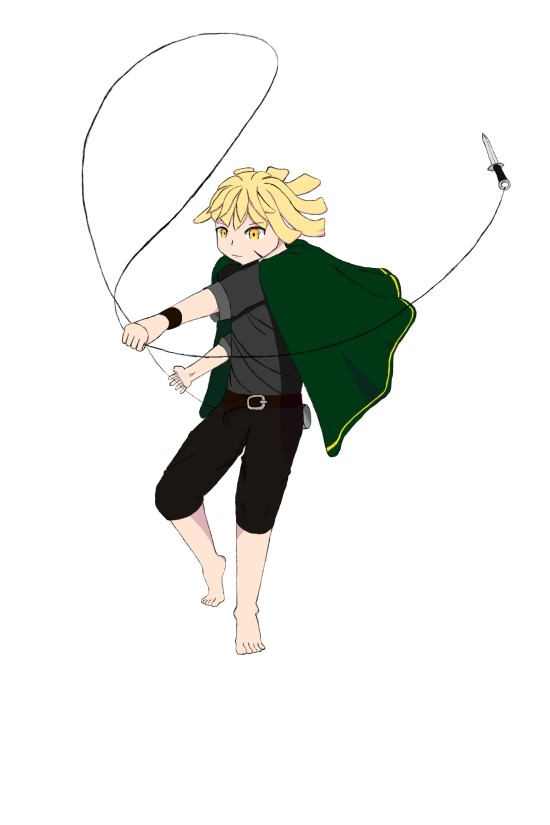  [자작그림] 스트링 나이프 - 올릴게없어 예전에 그린 그림 한장투척!