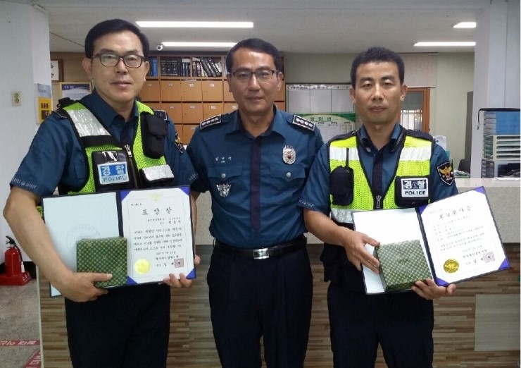  광주광산경찰서 도산파출소 순찰2팀, 5-6월중 평가‘베스트 만보들’선정  [전남조은뉴스/조순익 기자]