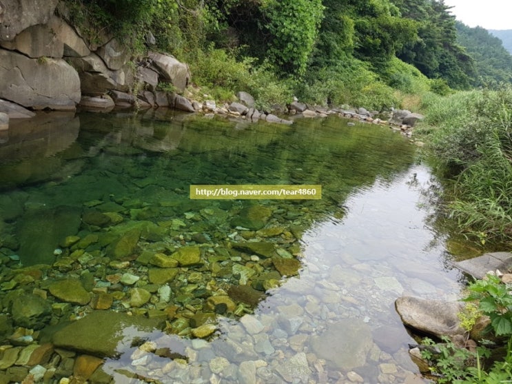  진주사천-용소 계곡 근처 사람들이 잘 모르는 조용하고 깨끗한 계곡
