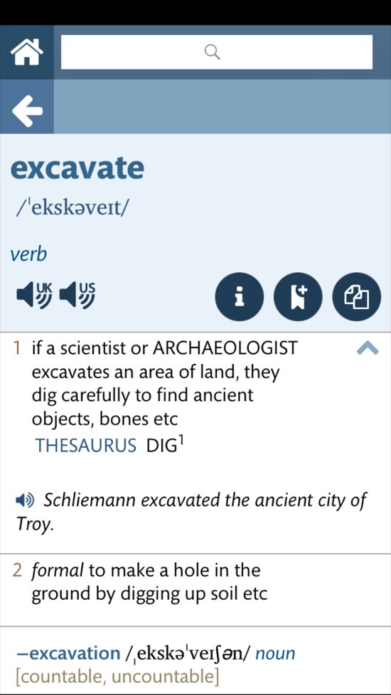  토익필수어휘 2561 : excavate