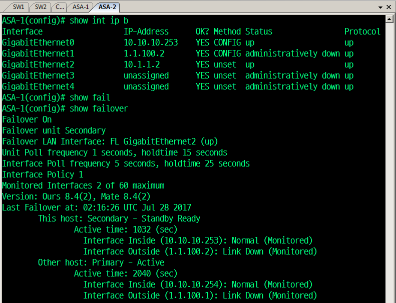 Firewall Failover (이중화) 2 - Active/Standby : 네이버 블로그