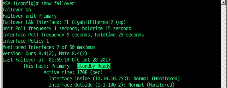 Firewall Failover (이중화) 2 - Active/Standby : 네이버 블로그