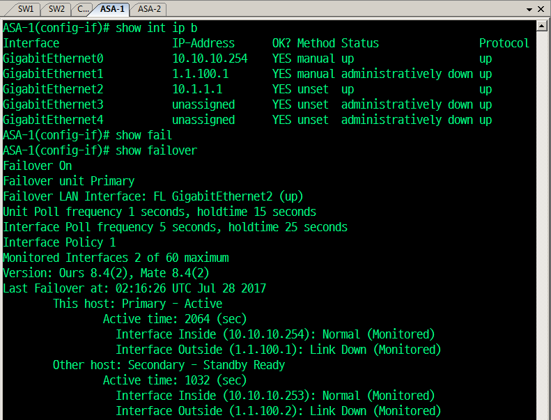 Firewall Failover (이중화) 2 - Active/Standby : 네이버 블로그