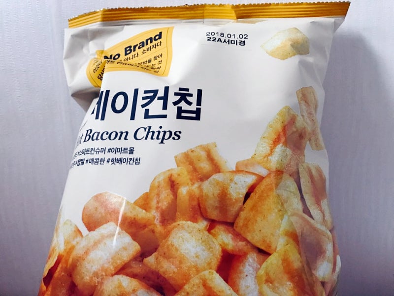 노브랜드 베이컨칩 : 스모키베이컨칩 짭 안주로 괜찮음 : 네이버 블로그