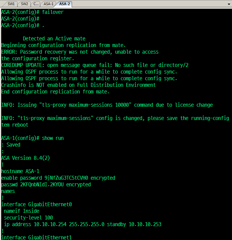Firewall Failover (이중화) 2 - Active/Standby : 네이버 블로그