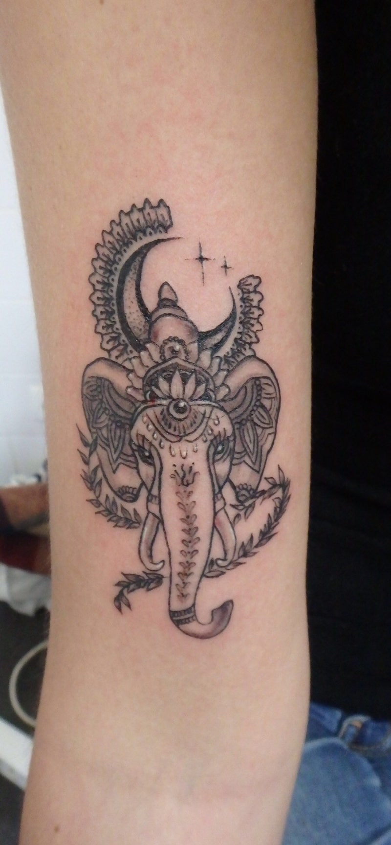이태원타투]요가피플들에게 힌두 타투1 가네쉬(ganesh) : 네이버 블로그, image size:800x1728