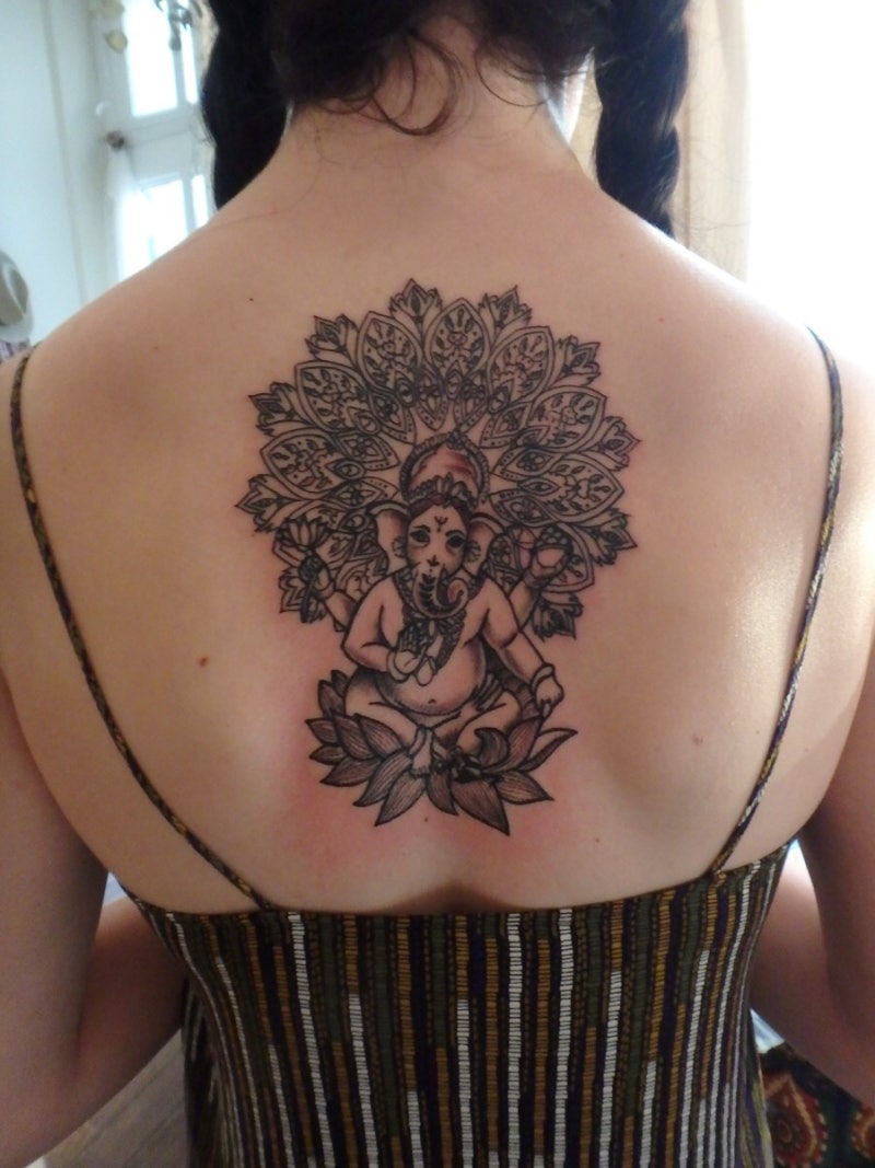 이태원타투]요가피플들에게 힌두 타투1 가네쉬(ganesh) : 네이버 블로그, image size:800x1067