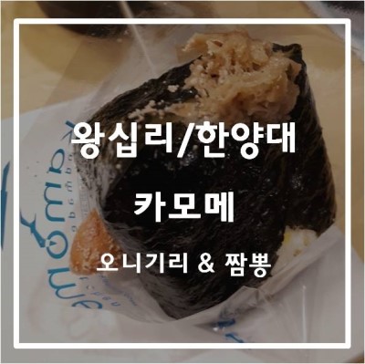 [왕십리/한양대 맛집] 꽉 찬 오니기리와 진한 우동이 인상적인 카모메 한양대점