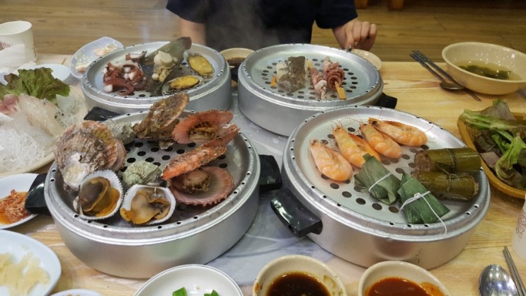  월미도 / 부산자갈치횟집 - 5단해물찜