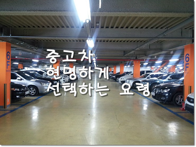  중고차 현명하게 고르는 요령