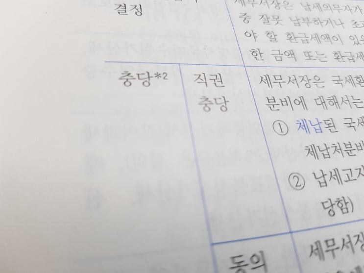  세법공부 :: 국세환급금의 결정