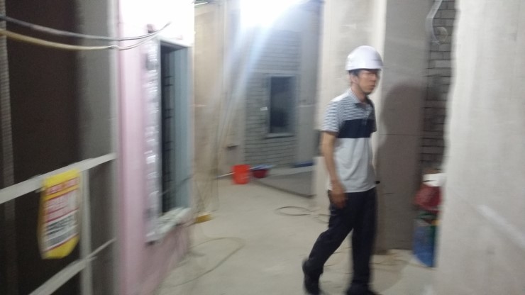  <부산간판> 호텔 욕실 내부 조명시공사진