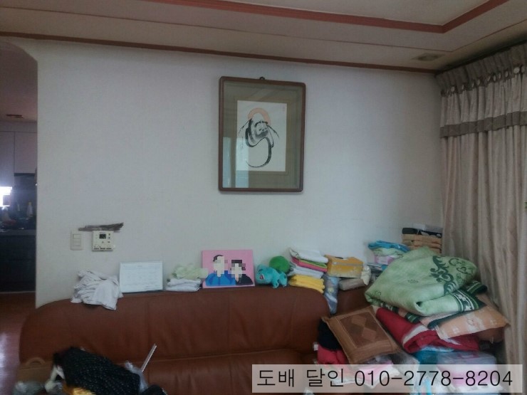 [도배 달인]경북 영양군 합천 주택 실크벽지 장판 짐 있는 집 시공후기