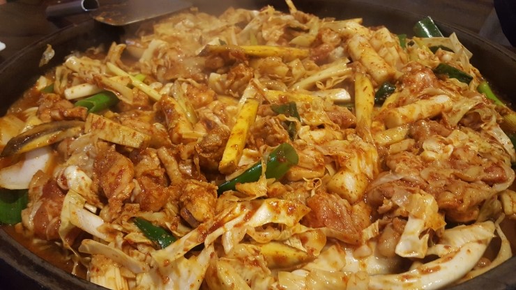  인제 닭갈비 맛집 미소숯불닭갈비