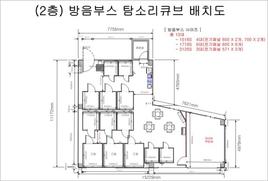  음악학원, 음악연습실의 방음부스의 효과