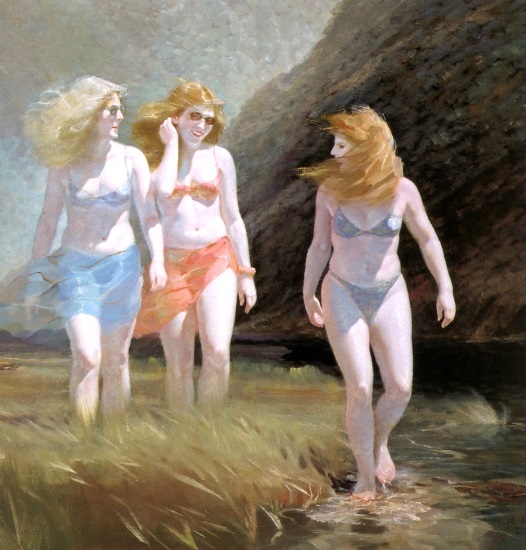 William Shih-Chieh Hung - three girls in the valley