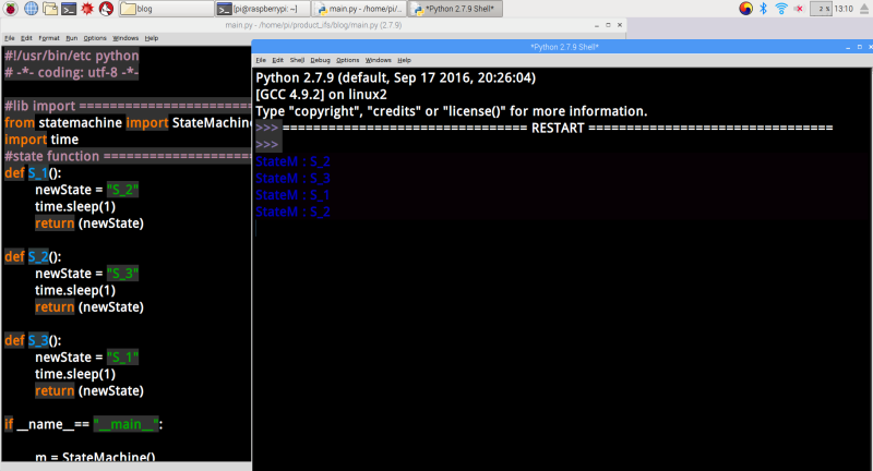 Python State Machine & Thread : 네이버 블로그