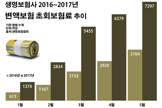 날개 돋친 듯 팔리는 변액보험…'반짝 수익률' 우려 날개 돋친 듯 팔리는 변액보험…'반짝 수익률' 우려