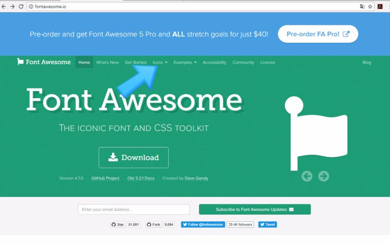 CSS bootstrap - font awesome : 네이버 블로그
