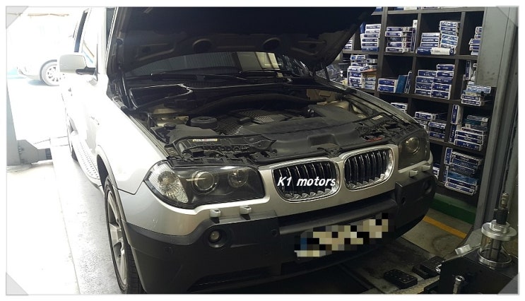 BMW정비센터 K1모터스 X3 3.0i 엔진오일교환과 에어컨 점검편 