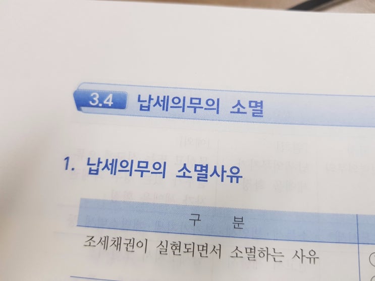  납세의무의 소멸(1) :: 국세부과의 제척기간