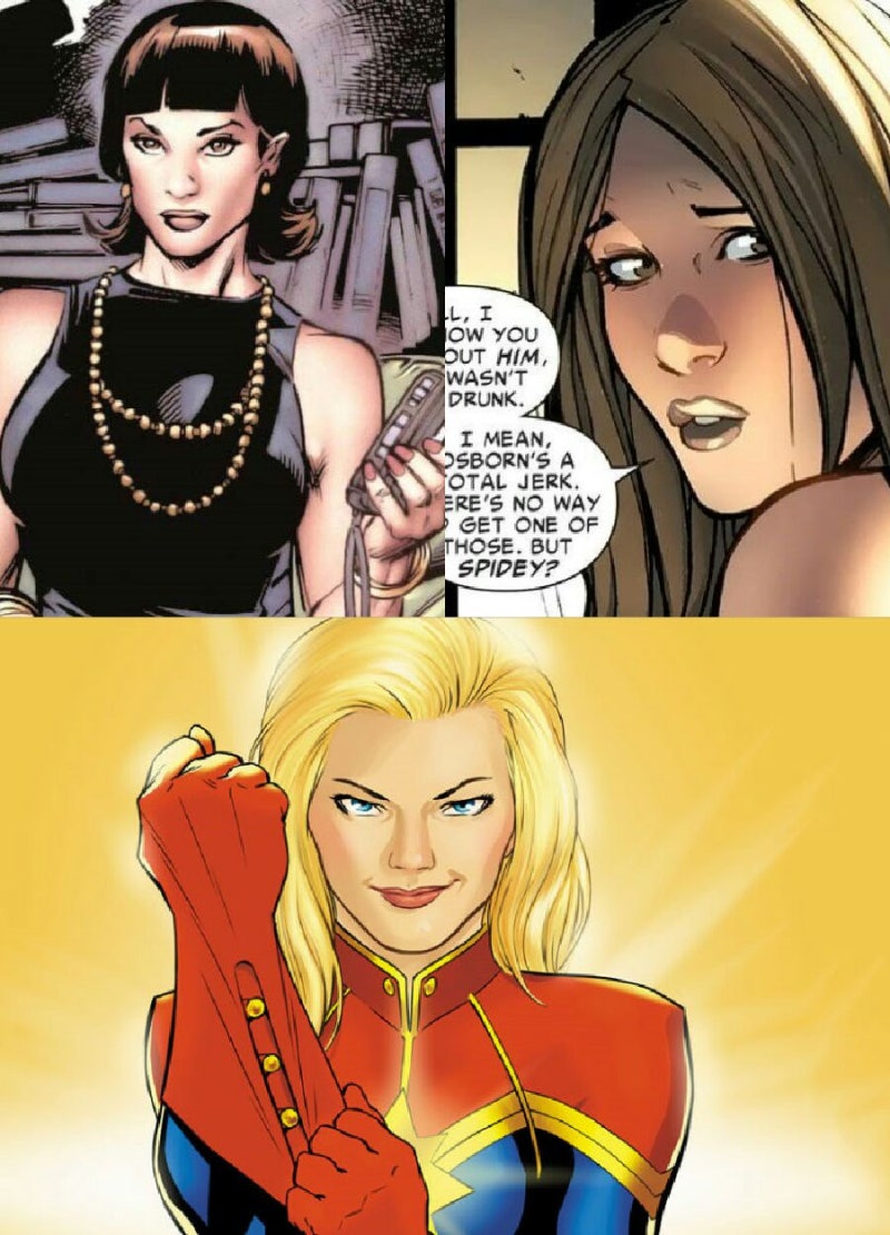 너무나 많이 사랑한죄~ 스파이더맨 여자친구들 소개 : 네이버 블로그, image size:800x1110