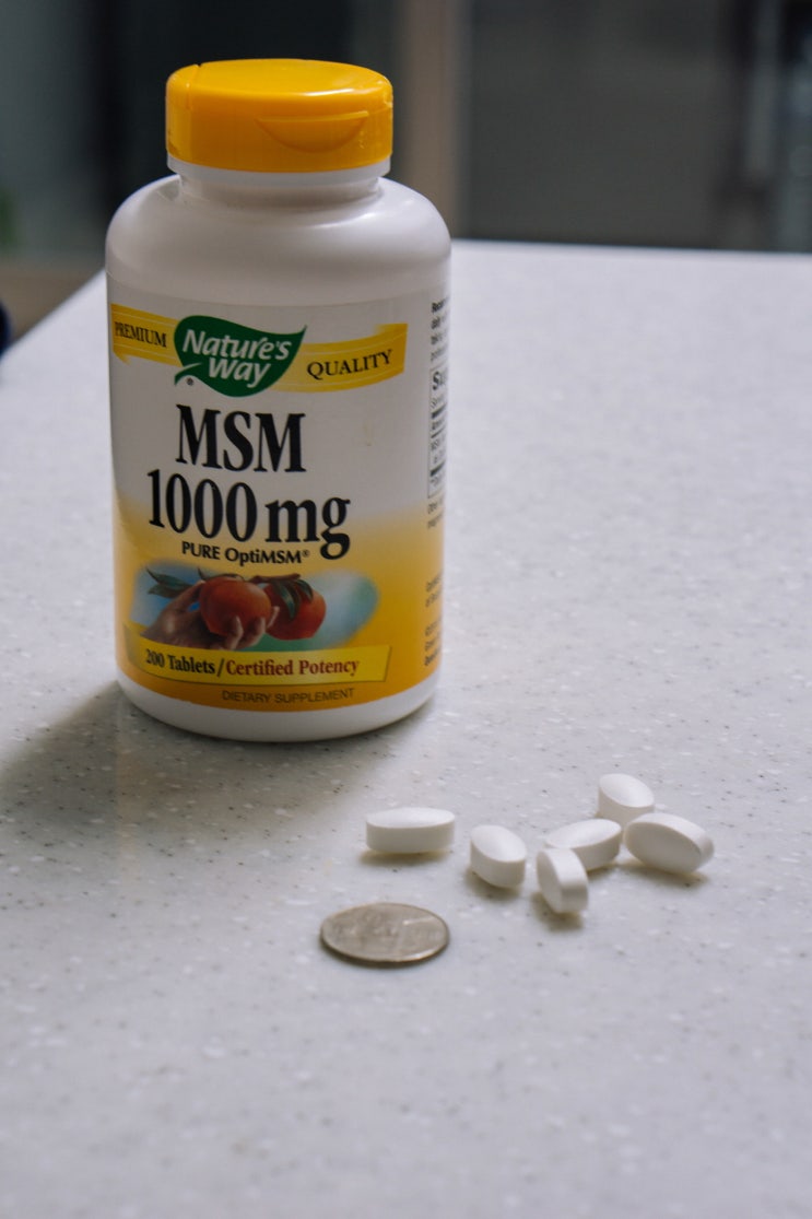  [아이허브 해외 직구] Nature's way MSM 1000mg