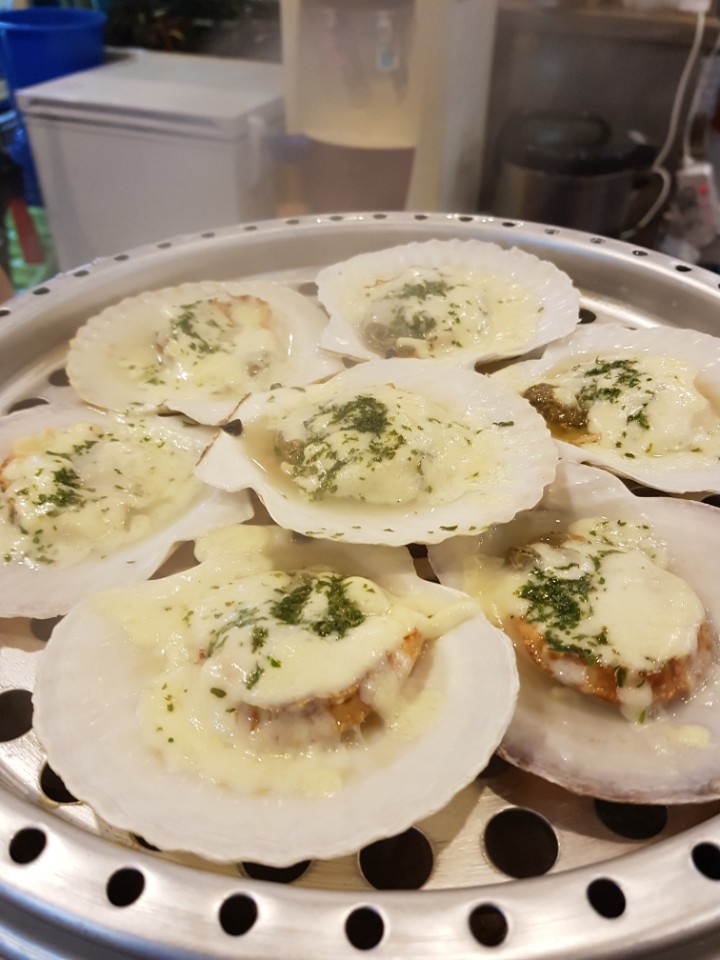  [다대포맛집/조개구이/4단찜/5단찜/부산맛집]식사, 술안주 완벽한 맛집!욱이네불타는조개구이!!