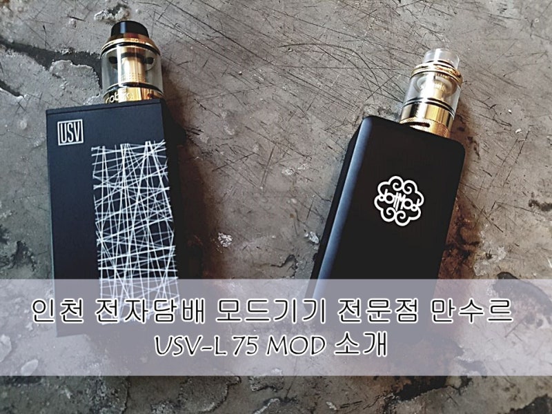 인천 만수르 무화량 많은 전자담배 모드기기 추천 USV-L 75 ( 닷모드 닷박스 ) : 네이버 블로그 인천 만수르 무화량 많은 전자담배 모드기기 추천 Usv-L 75 ( 닷모드 닷박스 ) : 네이버 블로그