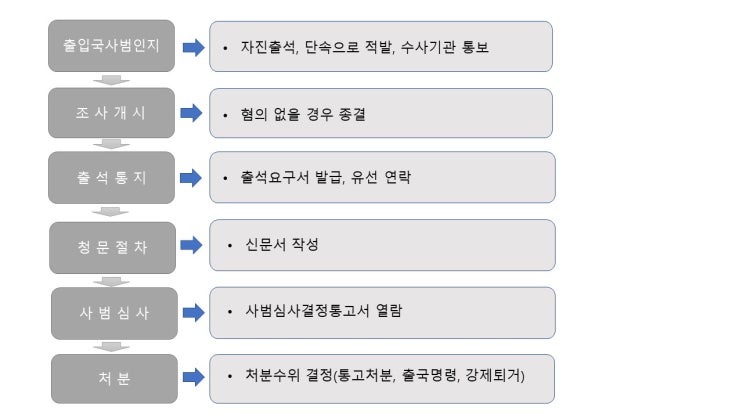 출입국 사범 심사 출입국 사범 심사