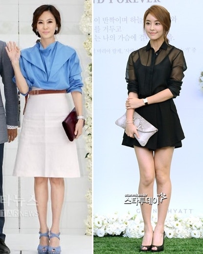 가을 여자 결혼식하객패션 연예인이 입은 스타일모음 네이버 블로그