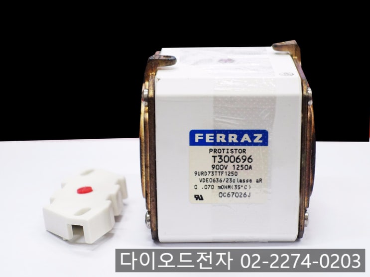  [특가제공] T300696 / FERRAZ FUSE / 페라즈 휴즈 / 반도체보호용 / 900V 1250A