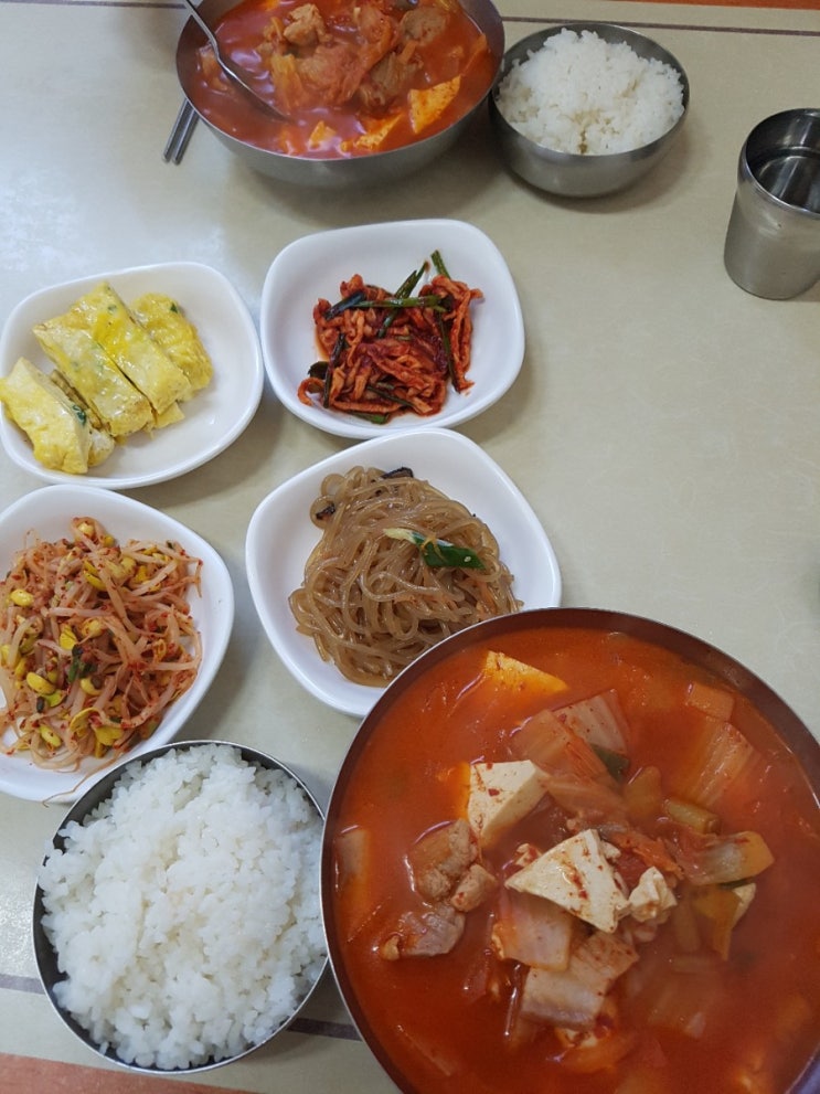 제주시외버스터미널근처 제주도 김치찌개 제주도민맛집 원영식당