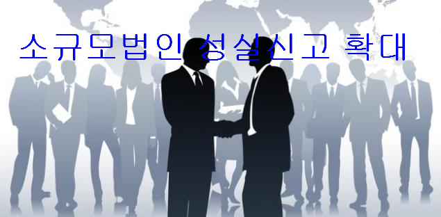  소규모법인 등에 대한 성실신고확인제도 적용(2018세법개정안)