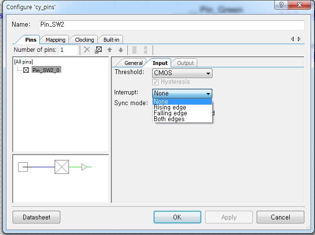  PSoC(CY8CKIT-044) - Hardware Pins