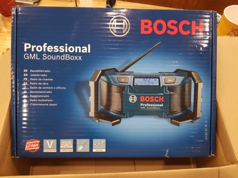 BOSCH - Radio de chantier GML 14,4/18 V-LI SoundBOXX