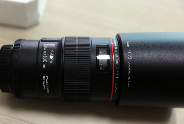  캐논 접사렌즈 EF 100mm F2.8Lis usm 백마엘